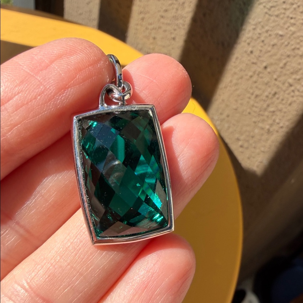 SWAROVSKI emerald green pendant